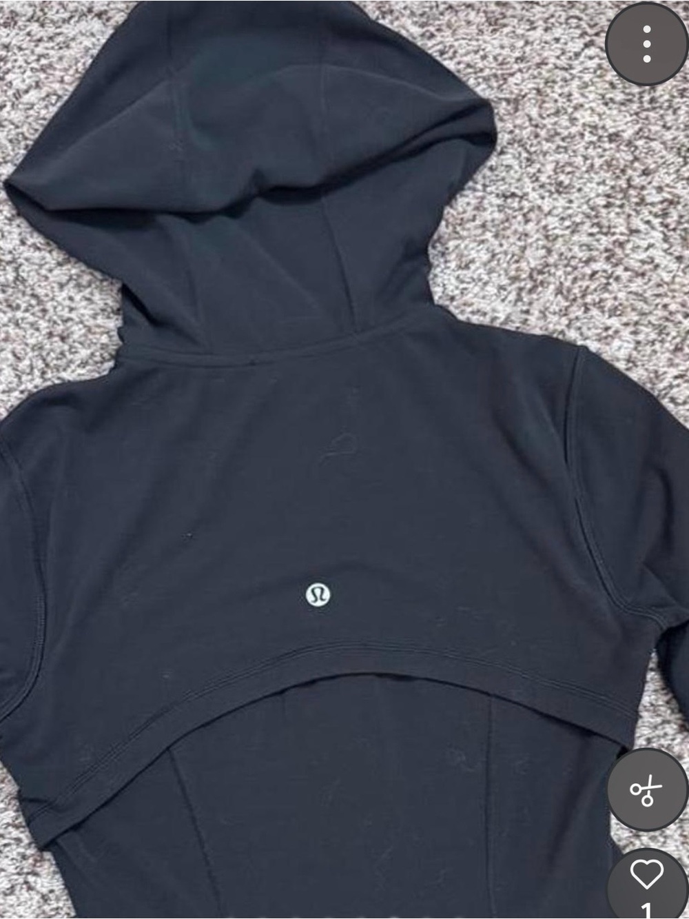lululemon athletica Black Hooded Jacket